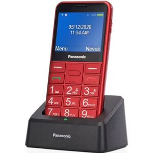 Panasonic KX-TU155EXRN tlačidlový mobilný telefón red