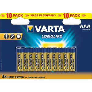 VARTA LR03 10BP AAA Longlife Alk