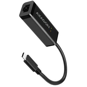 Axagon AXAGON ADE-SRC, USB-C 3.2 Gen 1 - Gigabit Ethernet sieťová karta, auto inštal, čierna