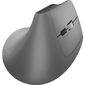 Eternico Wireless 2.4 GHz & Double Bluetooth Rechargeable Vertical Mouse MV470 sivá