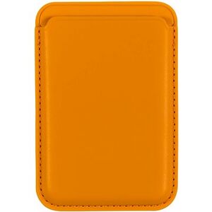 AlzaGuard PU Leather Card Wallet Compatible with Magsafe žlutá