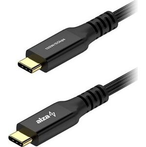 AlzaPower AluCore USB-C to USB-C 3.2 Gen 1 100W 2m čierny