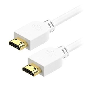 AlzaPower Premium HDMI 2.0 High Speed 4K 1 m biely