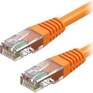 AlzaPower Patch CAT5E UTP 0,25 m oranžový