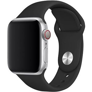 Eternico Essential pre Apple Watch 42mm / 44mm / 45mm solid black veľkosť M-L