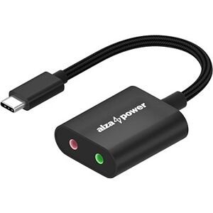 AlzaPower External Sound Card X250 matná čierna