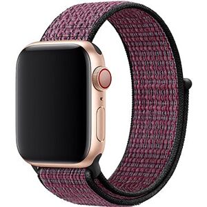 Eternico Airy na Apple Watch 38 mm/40 mm/41 mm Fig Purple and Black edge