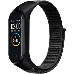 Eternico Airy na Xiaomi Mi band 5/6/7 Solid Black