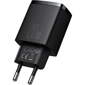 Baseus Compact Quick Charger U+C 20 W EU Black