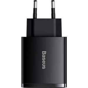 Baseus Compact Quick Charger 2U+C 30 W EU Black