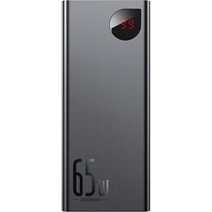 Baseus Adaman Metal Digital Display Quick Charge Power Bank 20000 mAh 65 W Black