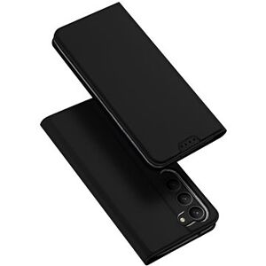 Skin Pro knižkové kožené puzdro na Samsung Galaxy S23, čierne