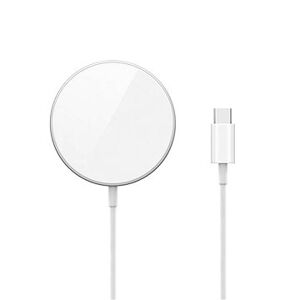 Epico bezdrôtová hliníková nabíjačka s podporou uchytenia MagSafe - strieborná