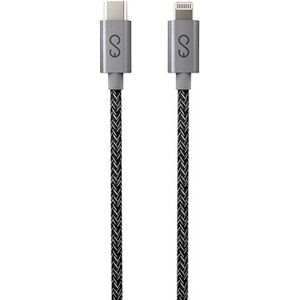 Epico Fabric Braided Cable C to Lightning 1.8 m 2020 – space grey