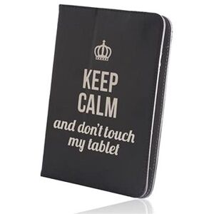 Forever Fashion Keep Calm univerzálne 9 – 10" čierne