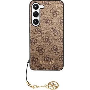 Guess 4G Charms Zadný Kryt na Samsung Galaxy S23 Brown