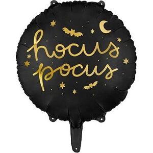 Fóliový balónik hocus pocus – čierny – halloween – čarodejnica – 45 cm