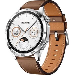 Huawei Watch GT 4 46 mm Brown Leather Strap