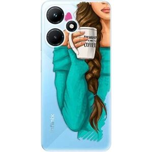 iSaprio My Coffe and Brunette Girl – Infinix Hot 30i