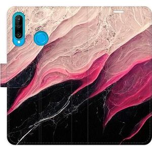 iSaprio flip puzdro BlackPink Marble na Huawei P30 Lite