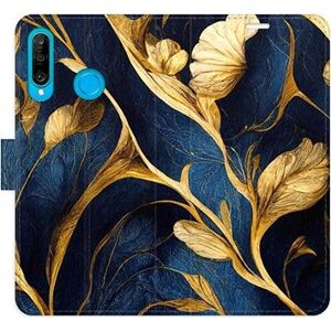 iSaprio flip puzdro GoldBlue na Huawei P30 Lite
