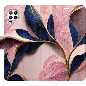 iSaprio flip puzdro Pink Leaves pre Huawei P40 Lite