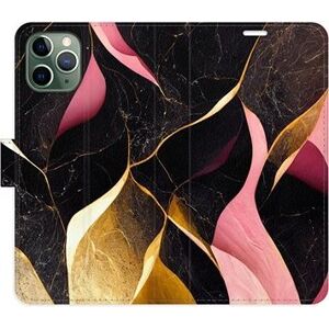 iSaprio flip puzdro Gold Pink Marble 02 pre iPhone 11 Pro