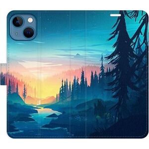 iSaprio flip puzdro Magical Landscape pre iPhone 13