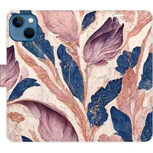 iSaprio flip puzdro Old Leaves 02 pre iPhone 13