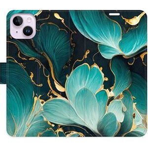 iSaprio flip puzdro Blue Flowers 02 pre iPhone 14 Plus