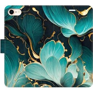 iSaprio flip puzdro Blue Flowers 02 pre iPhone 7/8/SE 2020