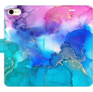 iSaprio flip puzdro BluePink Paint pre iPhone 7/8/SE 2020