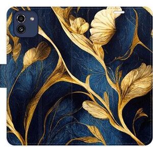 iSaprio flip puzdro GoldBlue pre Samsung Galaxy A03