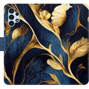 iSaprio flip puzdro GoldBlue na Samsung Galaxy A13/A13 5G