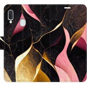 iSaprio flip puzdro Gold Pink Marble 02 na Samsung Galaxy A20e