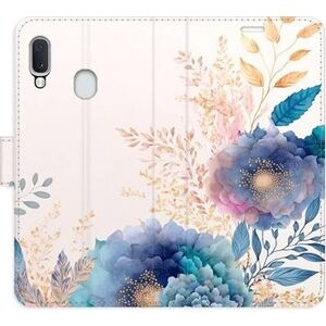 iSaprio flip puzdro Ornamental Flowers 03 pre Samsung Galaxy A20e