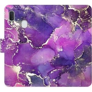 iSaprio flip puzdro Purple Marble na Samsung Galaxy A20e