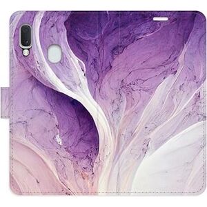 iSaprio flip puzdro Purple Paint pre Samsung Galaxy A20e