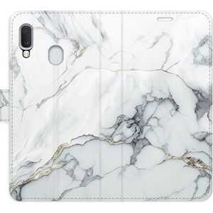 iSaprio flip puzdro SilverMarble 15 pre Samsung Galaxy A20e