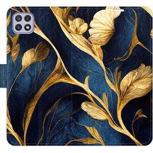 iSaprio flip puzdro GoldBlue pre Samsung Galaxy A22 5G