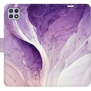 iSaprio flip puzdro Purple Paint pre Samsung Galaxy A22 5G