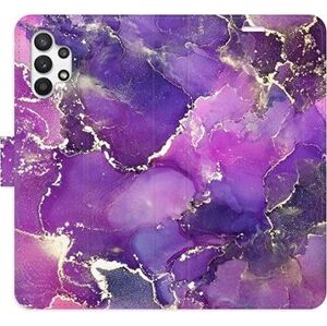 iSaprio flip puzdro Purple Marble pre Samsung Galaxy A32