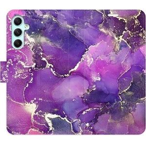 iSaprio flip puzdro Purple Marble pre Samsung Galaxy A34 5G
