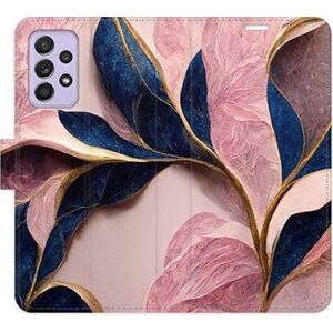 iSaprio flip puzdro Pink Leaves pre Samsung Galaxy A52/A52 5G/A52s