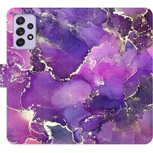 iSaprio flip puzdro Purple Marble pre Samsung Galaxy A52/A52 5G/A52s