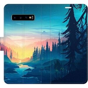 iSaprio flip puzdro Magical Landscape na Samsung Galaxy S10