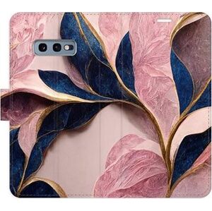 iSaprio flip puzdro Pink Leaves pre Samsung Galaxy S10e