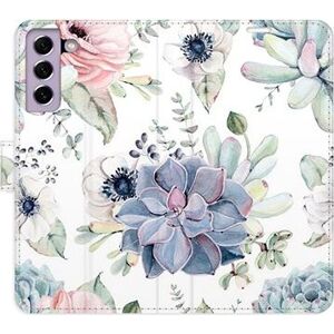 iSaprio flip puzdro Succulents pre Samsung Galaxy S21 FE 5G