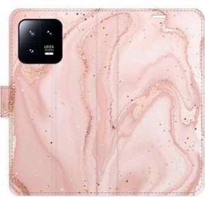 iSaprio flip puzdro RoseGold Marble na Xiaomi 13