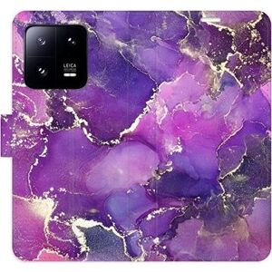 iSaprio flip puzdro Purple Marble pre Xiaomi 13 Pro